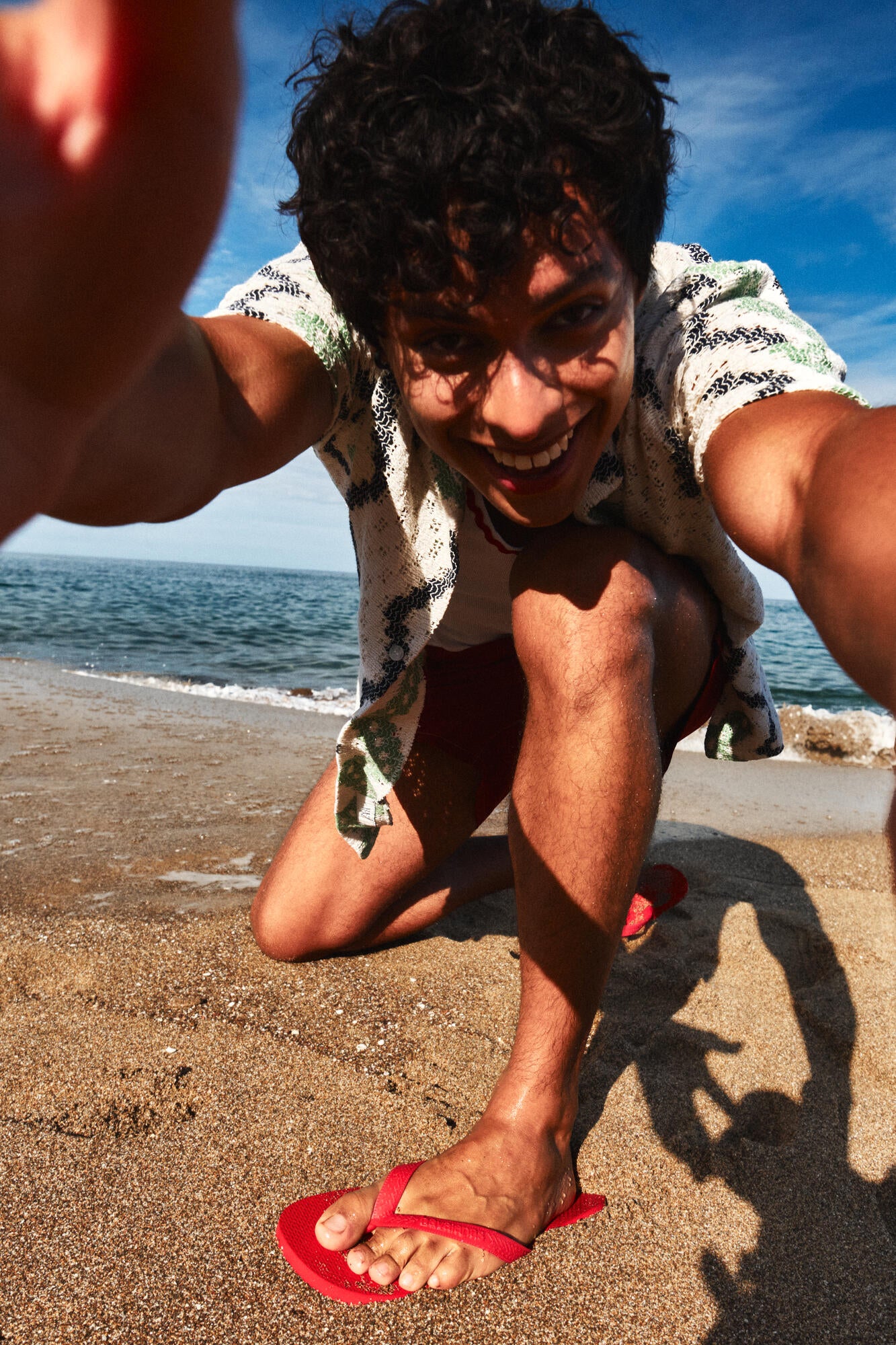 Top klipklapper - rød